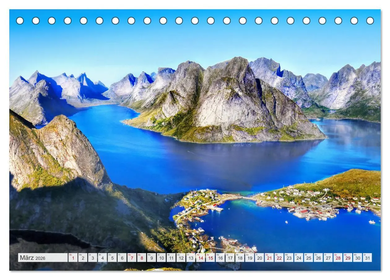 Bild: 9783457519295 | Lofoten, Schönheit der Natur (Tischkalender 2026 DIN A5 quer),...
