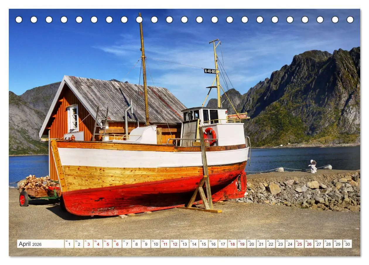 Bild: 9783457519295 | Lofoten, Schönheit der Natur (Tischkalender 2026 DIN A5 quer),...