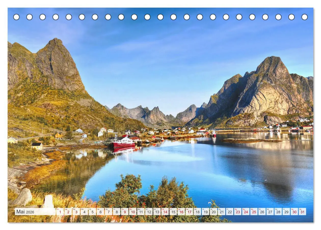 Bild: 9783457519295 | Lofoten, Schönheit der Natur (Tischkalender 2026 DIN A5 quer),...