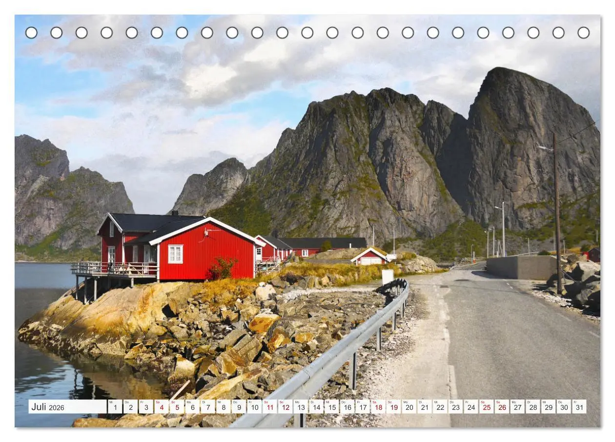 Bild: 9783457519295 | Lofoten, Schönheit der Natur (Tischkalender 2026 DIN A5 quer),...