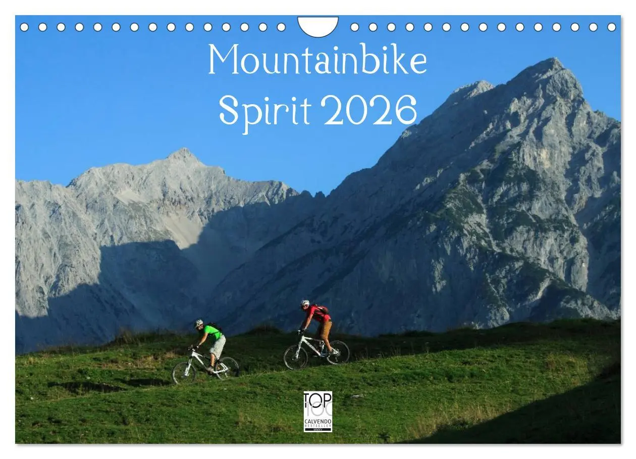 Cover: 9783516229295 | Mountainbike Spirit 2026 (Wandkalender 2026 DIN A4 quer), CALVENDO...