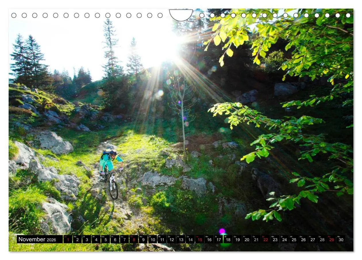 Bild: 9783516229295 | Mountainbike Spirit 2026 (Wandkalender 2026 DIN A4 quer), CALVENDO...