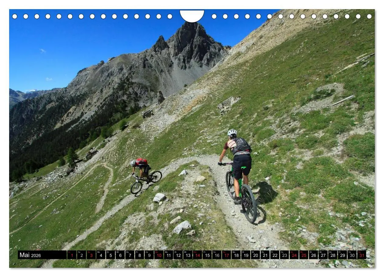 Bild: 9783516229295 | Mountainbike Spirit 2026 (Wandkalender 2026 DIN A4 quer), CALVENDO...