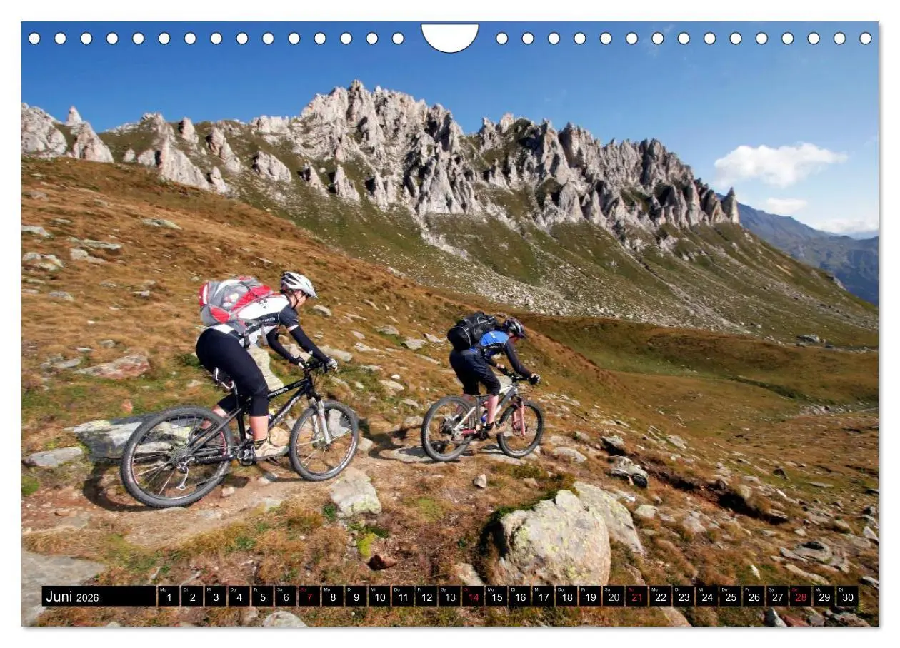 Bild: 9783516229295 | Mountainbike Spirit 2026 (Wandkalender 2026 DIN A4 quer), CALVENDO...