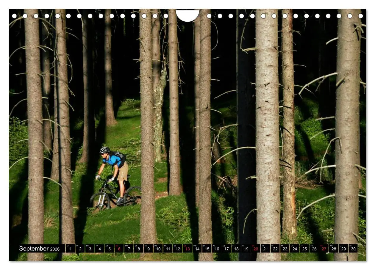 Bild: 9783516229295 | Mountainbike Spirit 2026 (Wandkalender 2026 DIN A4 quer), CALVENDO...