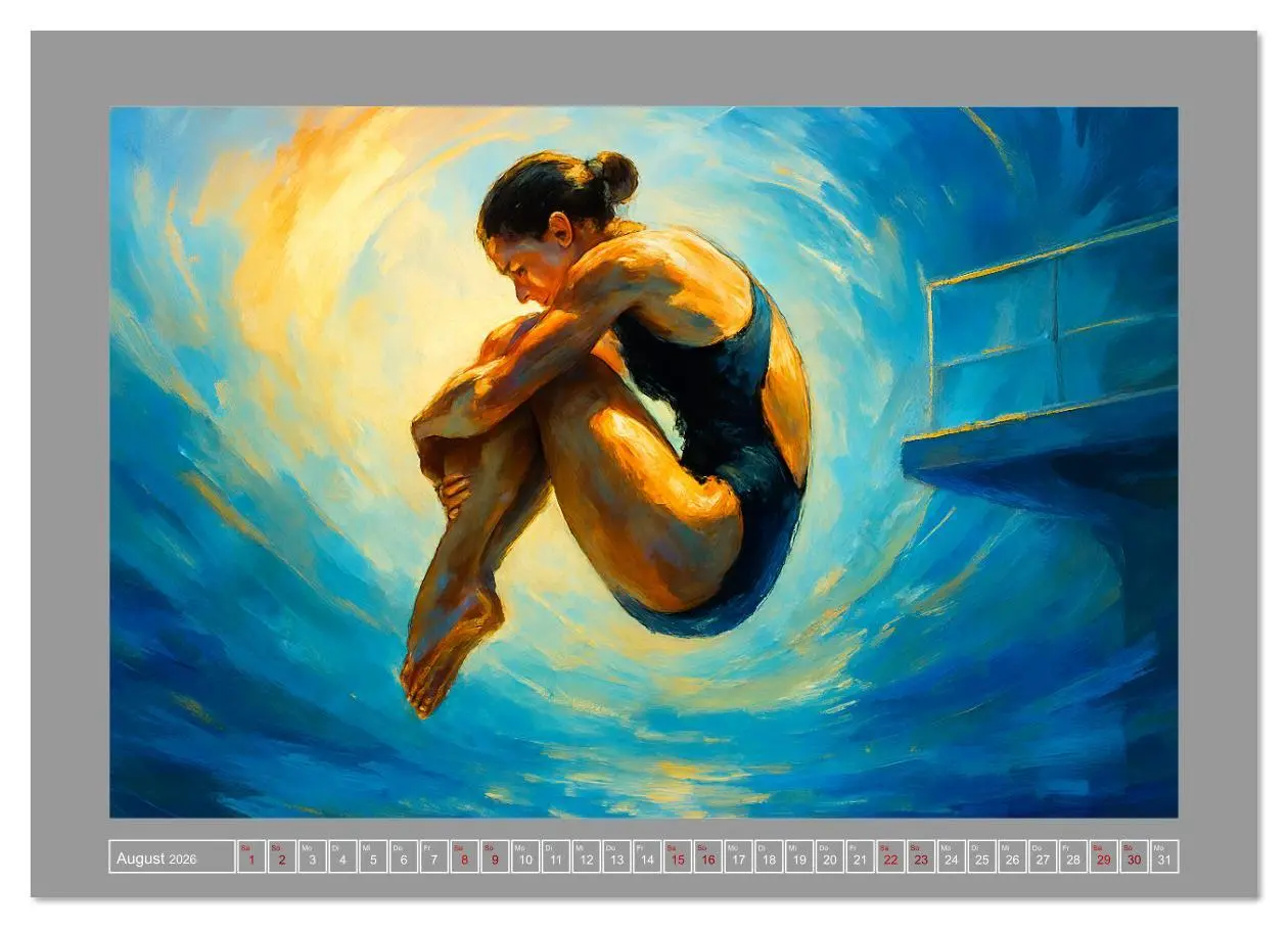 Bild: 9783516609295 | motionART Der Augenblick zählt (Wandkalender 2026 DIN A4 quer),...