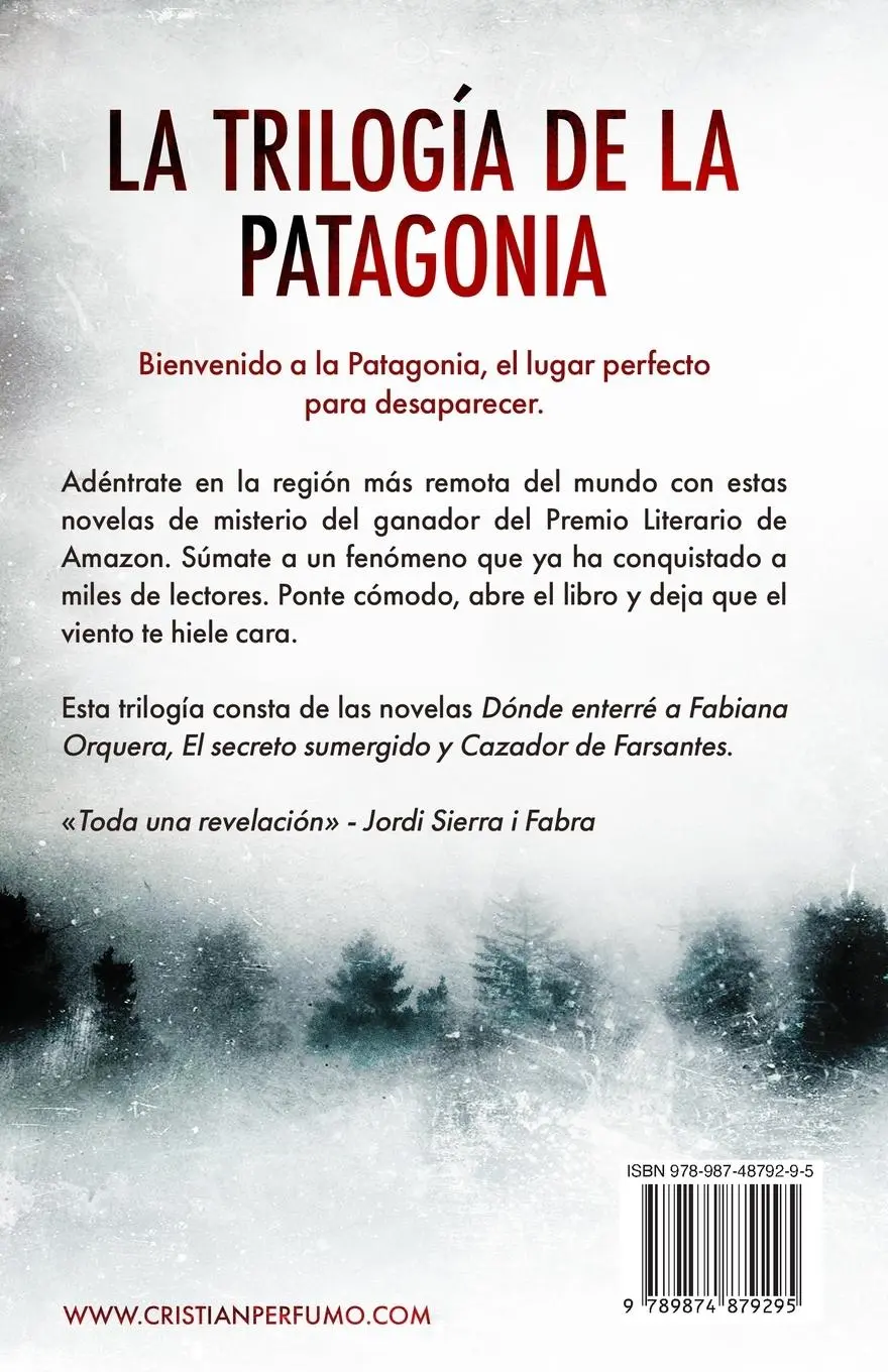 Rückseite: 9789874879295 | La trilogía de la Patagonia | Cristian Perfumo | Taschenbuch | 2023