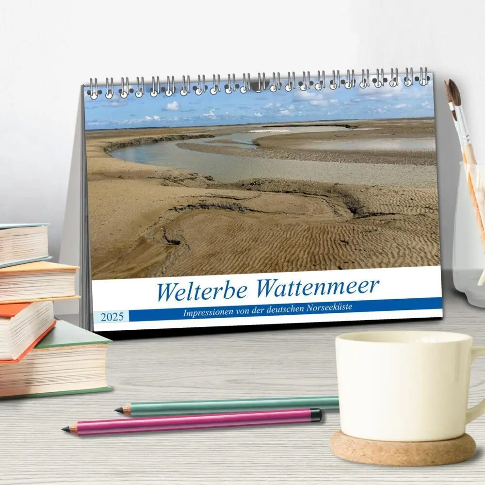 Bild: 9783435109395 | Welterbe Wattenmeer (Tischkalender 2025 DIN A5 quer), CALVENDO...