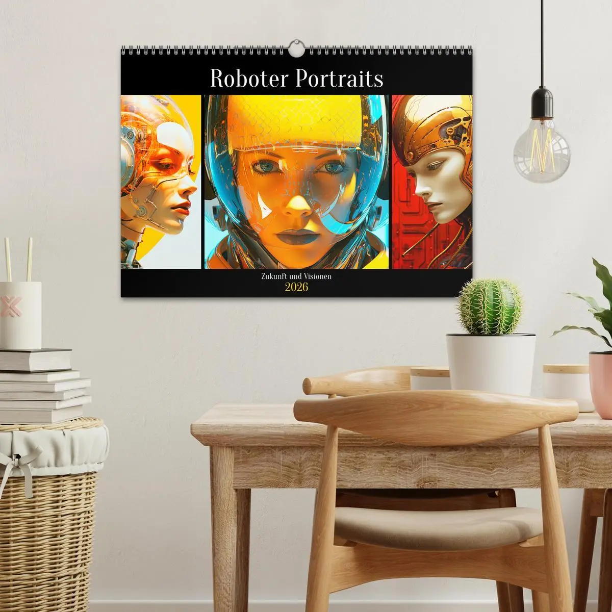 Bild: 9783457509395 | Roboter Portraits. Zukunft und Visionen (Wandkalender 2026 DIN A3...