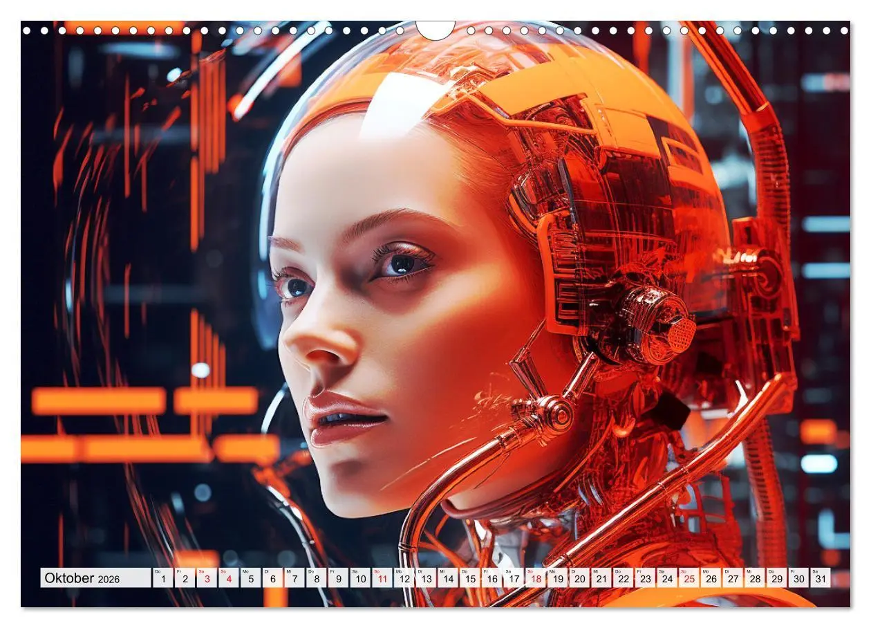 Bild: 9783457509395 | Roboter Portraits. Zukunft und Visionen (Wandkalender 2026 DIN A3...