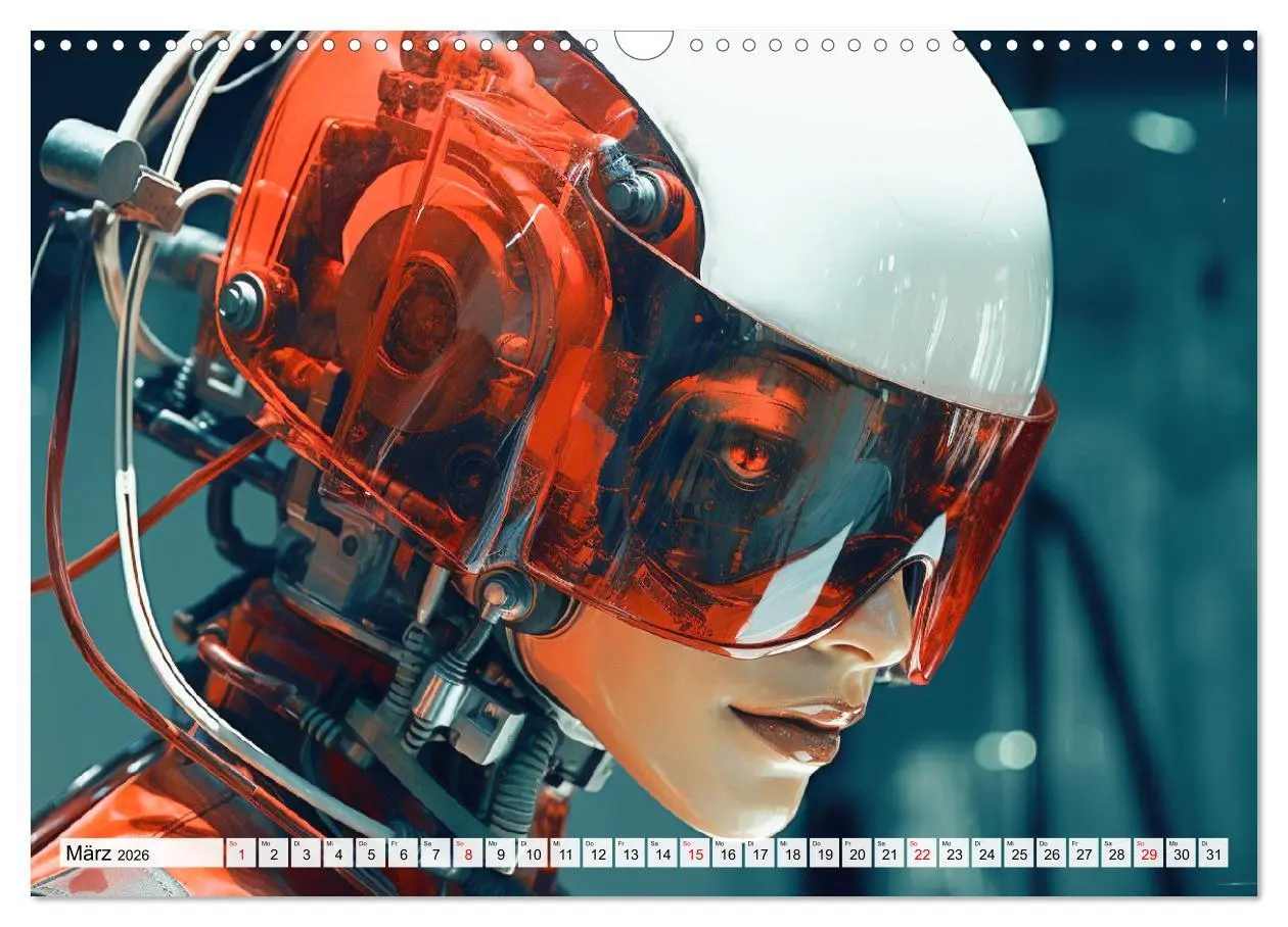 Bild: 9783457509395 | Roboter Portraits. Zukunft und Visionen (Wandkalender 2026 DIN A3...
