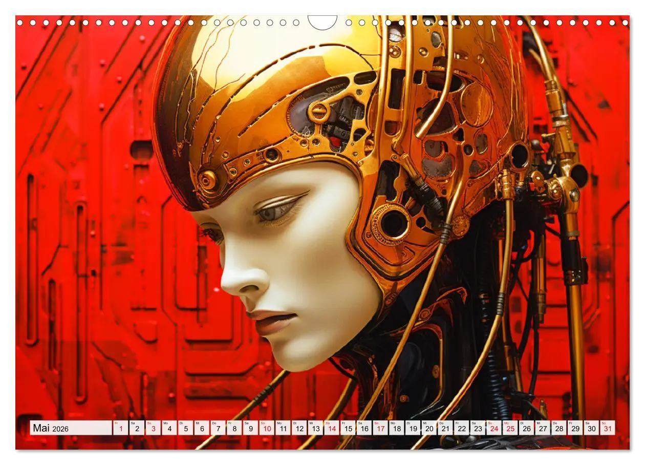 Bild: 9783457509395 | Roboter Portraits. Zukunft und Visionen (Wandkalender 2026 DIN A3...