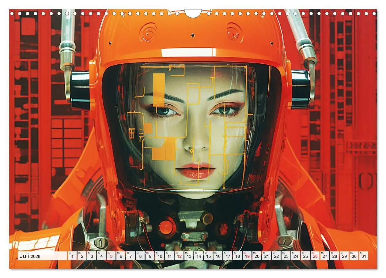Bild: 9783457509395 | Roboter Portraits. Zukunft und Visionen (Wandkalender 2026 DIN A3...