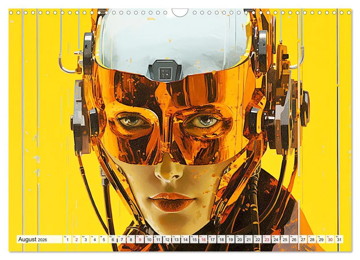 Bild: 9783457509395 | Roboter Portraits. Zukunft und Visionen (Wandkalender 2026 DIN A3...