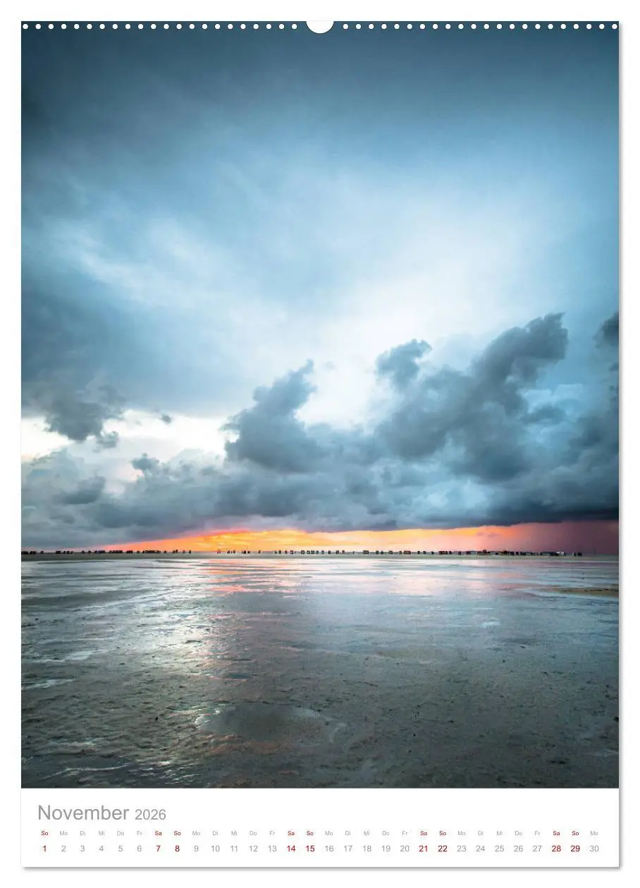 Bild: 9783516389395 | Amrum - Das Gesicht der Nordsee (Wandkalender 2026 DIN A2 hoch),...
