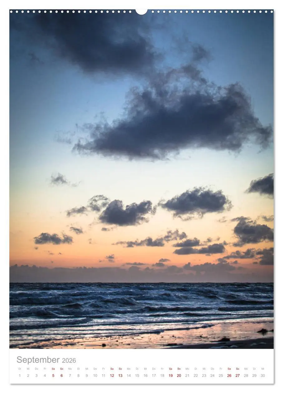 Bild: 9783516389395 | Amrum - Das Gesicht der Nordsee (Wandkalender 2026 DIN A2 hoch),...
