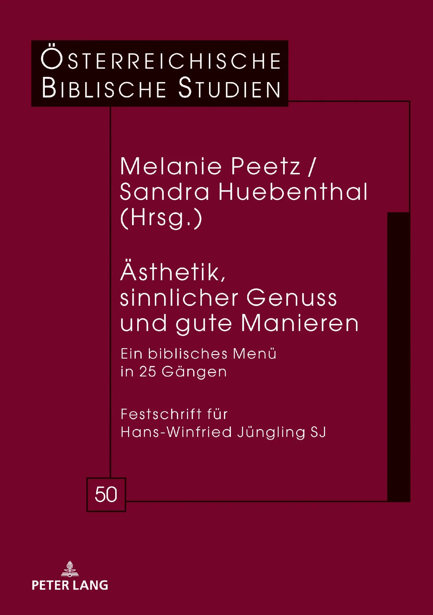 Cover: 9783631749395 | Ästhetik, sinnlicher Genuss und gute Manieren | Melanie Peetz (u. a.)