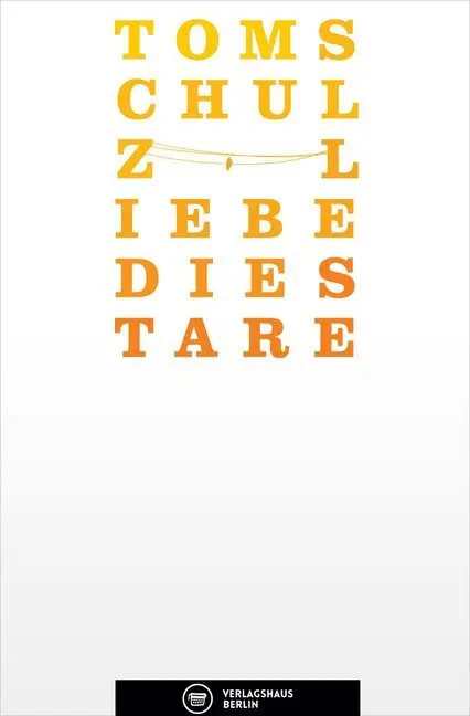 Cover: 9783940249395 | Liebe die Stare | Tom Schulz | Taschenbuch | Kartoniert / Broschiert