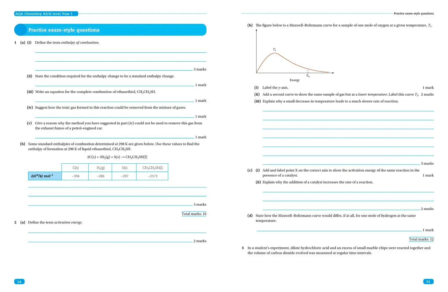 Bild: 9780008189495 | AQA A Level Chemistry Year 1 &amp; AS Paper 2 | Andrew Maczek (u. a.)