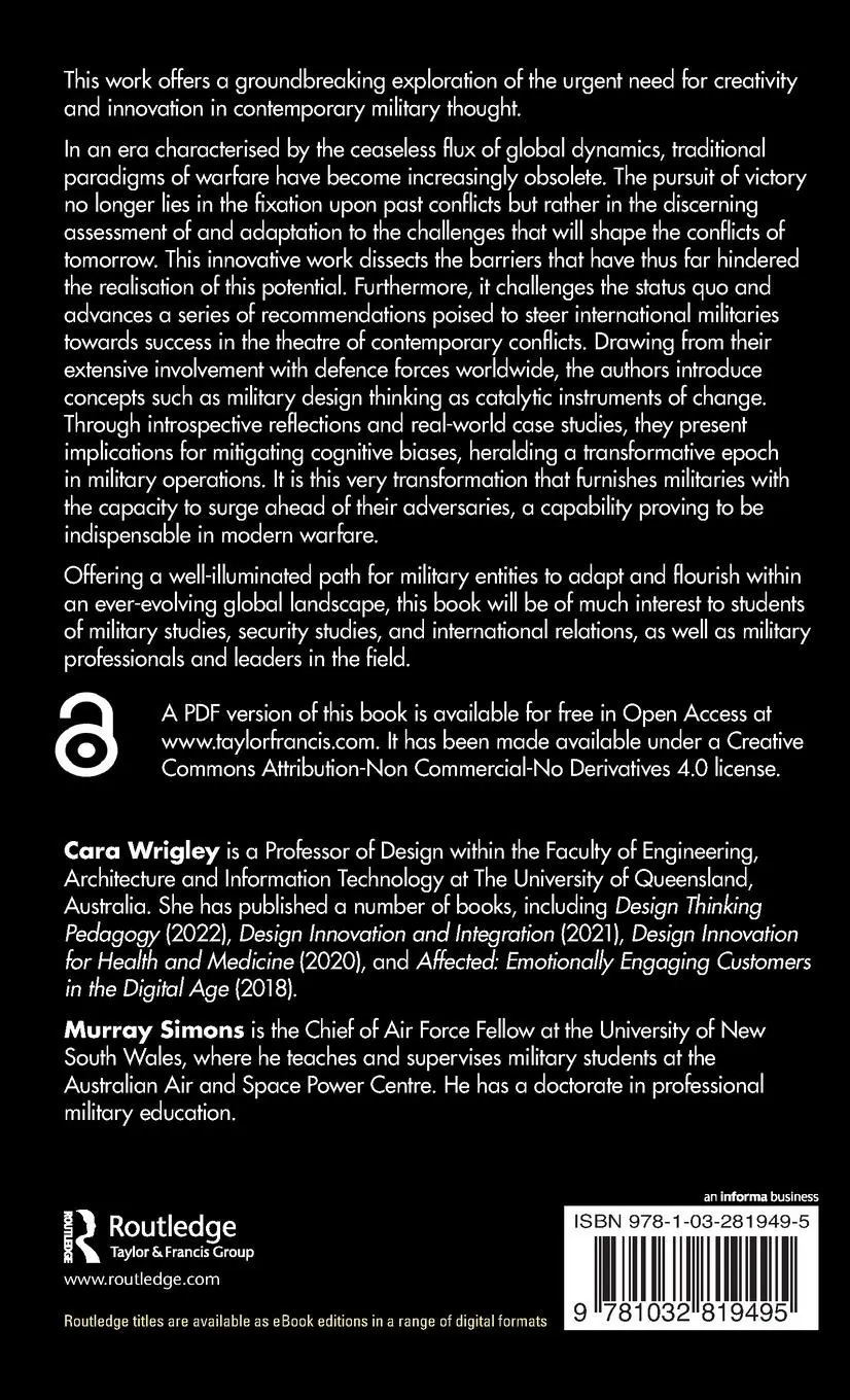Rückseite: 9781032819495 | Creativity in Military Complexity | Cara Wrigley (u. a.) | Buch | 2024