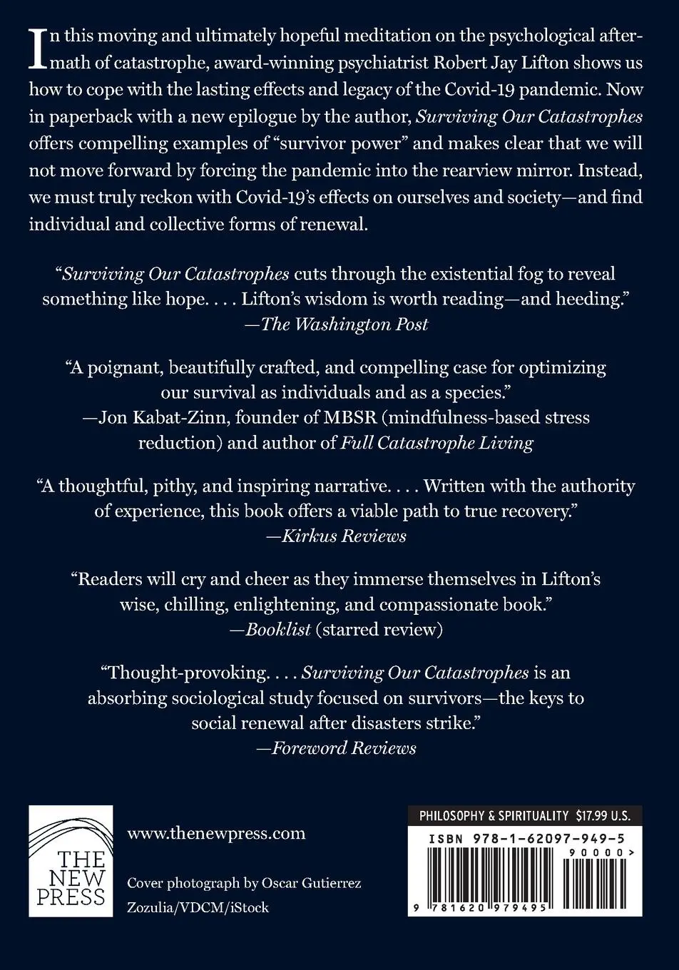 Rückseite: 9781620979495 | Surviving Our Catastrophes | Robert Jay Lifton | Taschenbuch | 2025