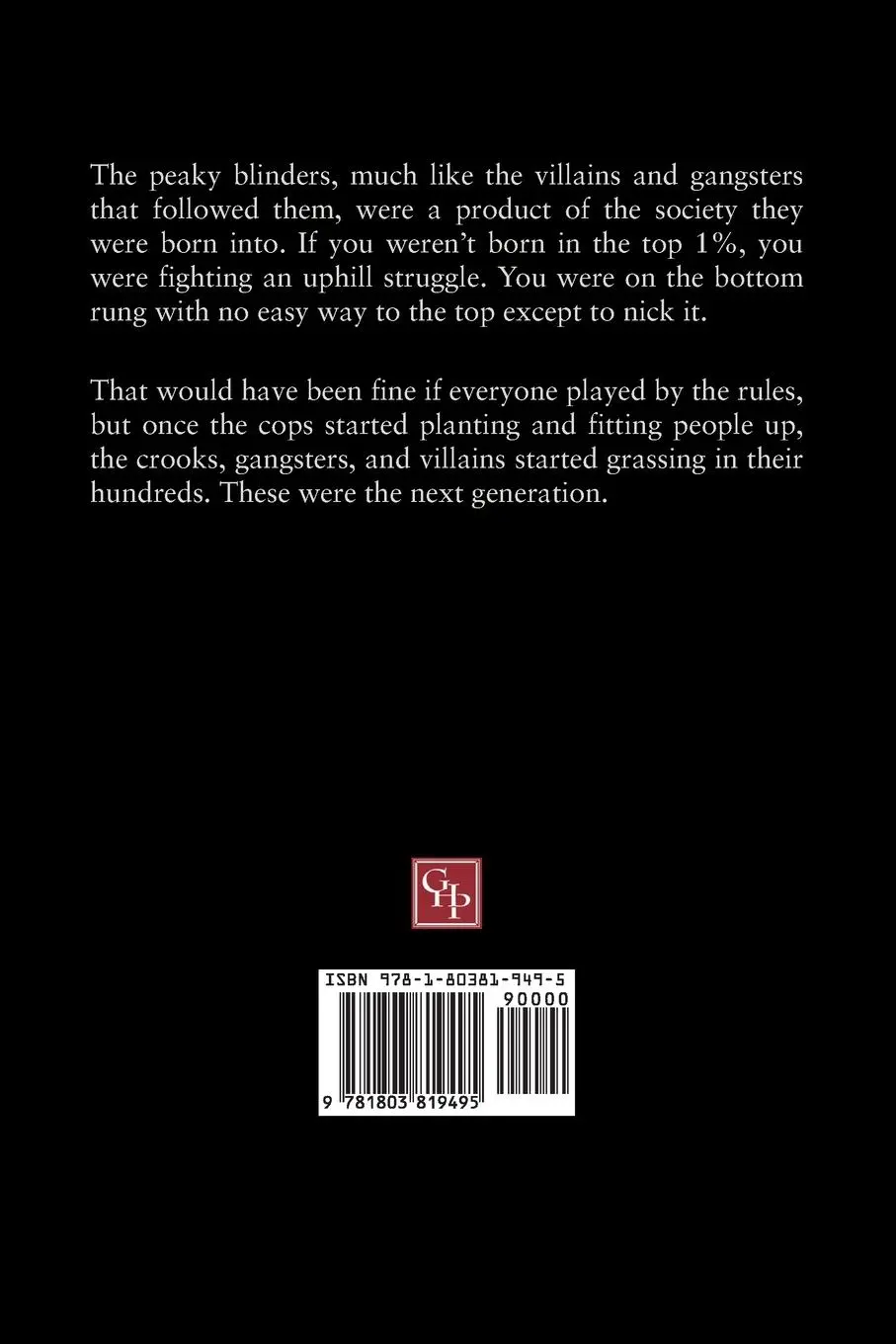 Rückseite: 9781803819495 | The Peaky Blinders | The Next Generation | Thomas Lewin | Taschenbuch