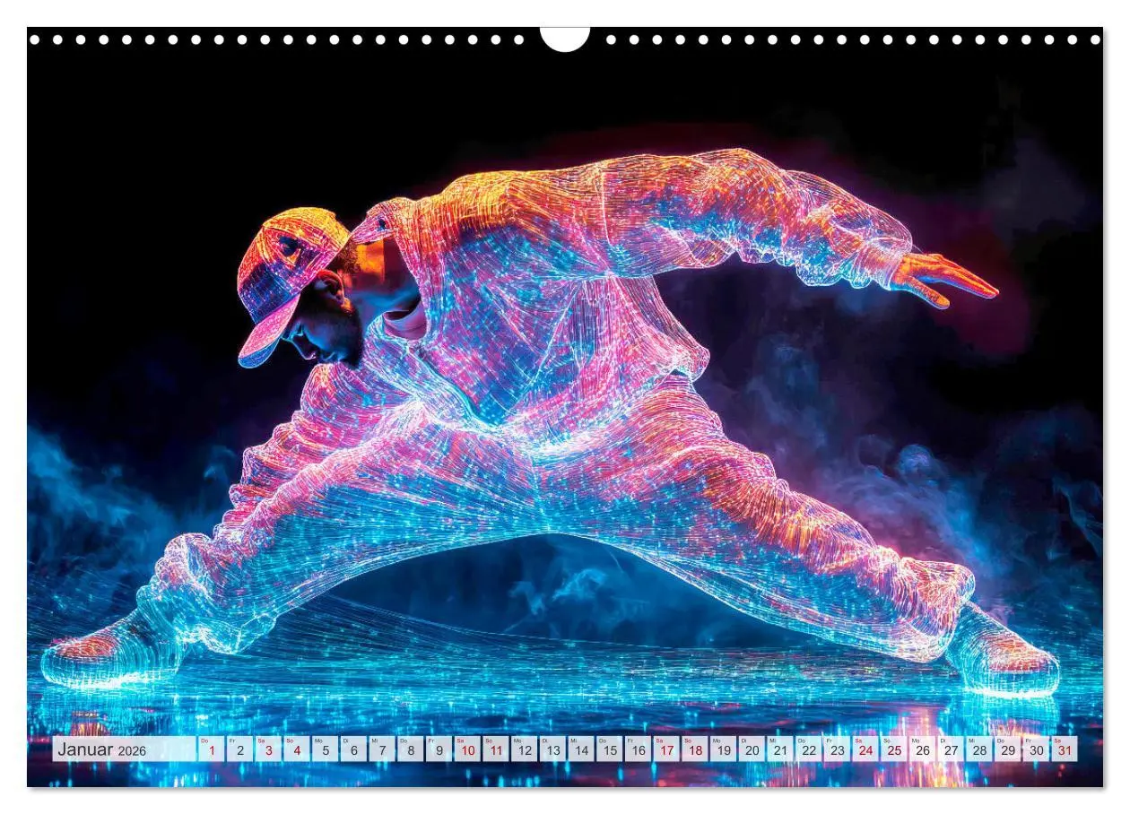 Bild: 9783457359495 | BREAKING Cooler Tanz und krasse Moves (Wandkalender 2026 DIN A3...