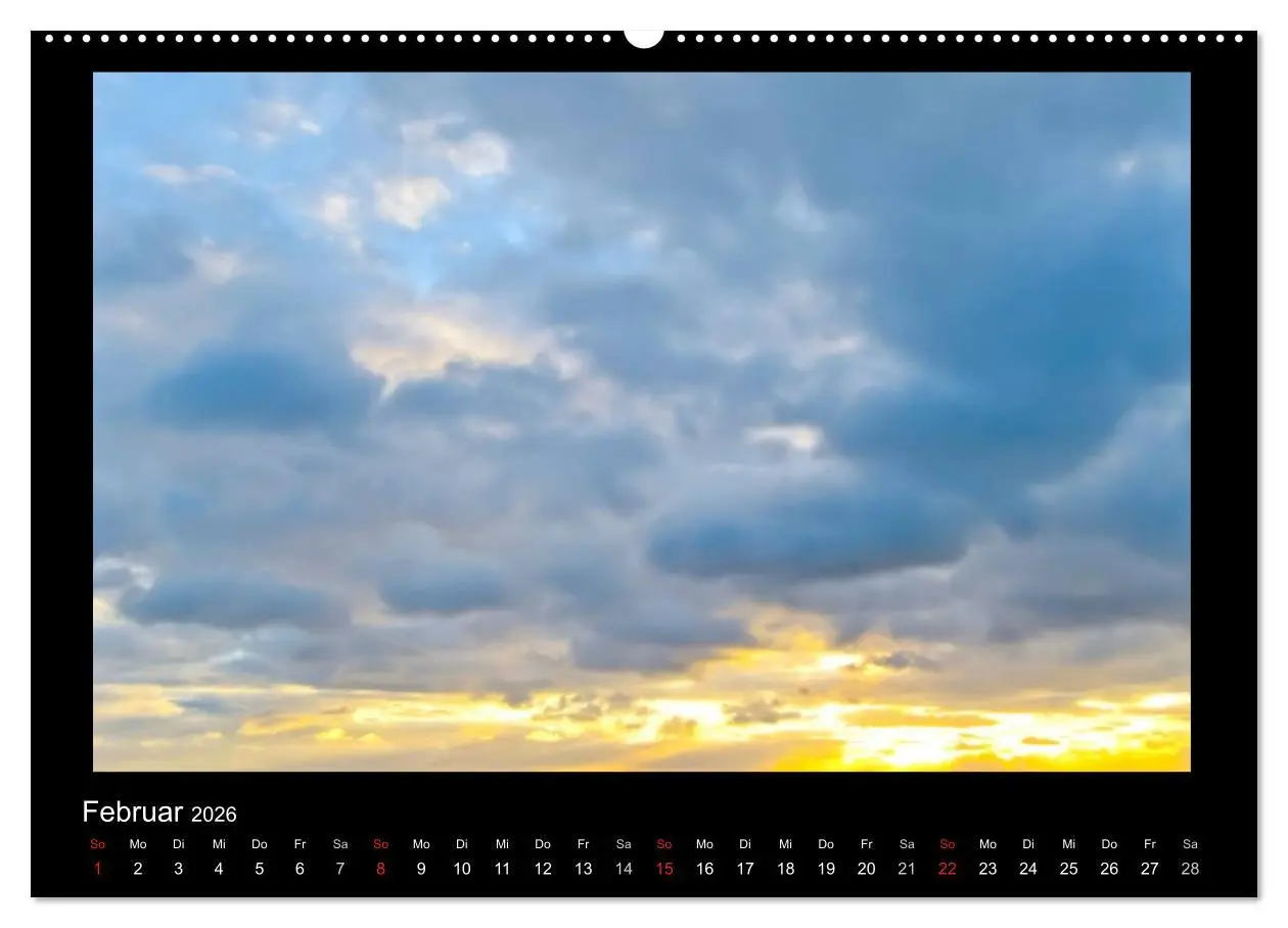 Bild: 9783516209495 | Wolkenbilder (Wandkalender 2026 DIN A2 quer), CALVENDO Monatskalender