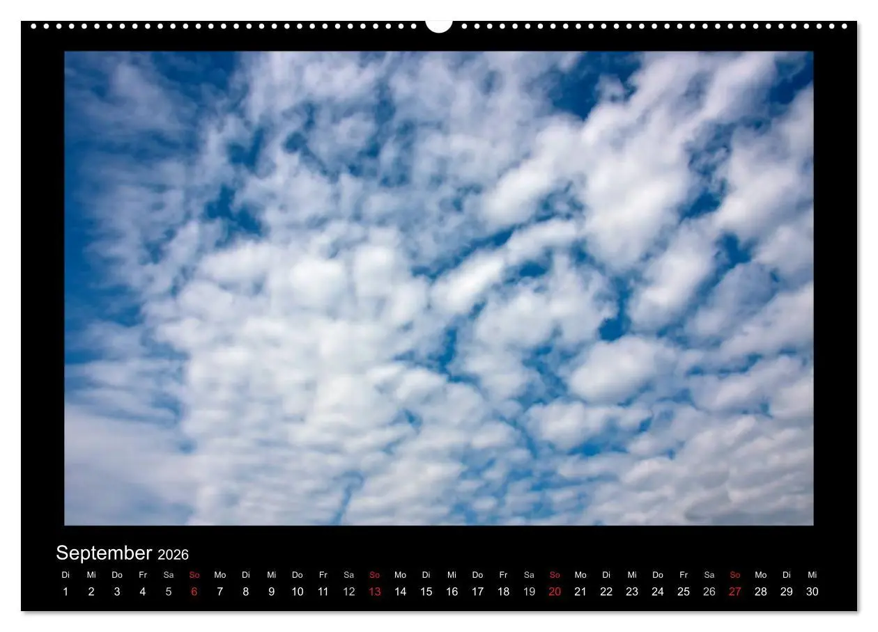Bild: 9783516209495 | Wolkenbilder (Wandkalender 2026 DIN A2 quer), CALVENDO Monatskalender