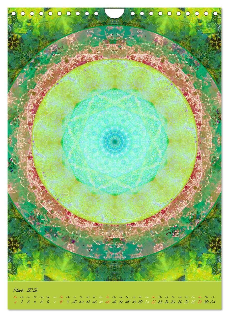 Bild: 9783516449495 | BLUMEN MANDALAS (Wandkalender 2026 DIN A4 hoch), CALVENDO...