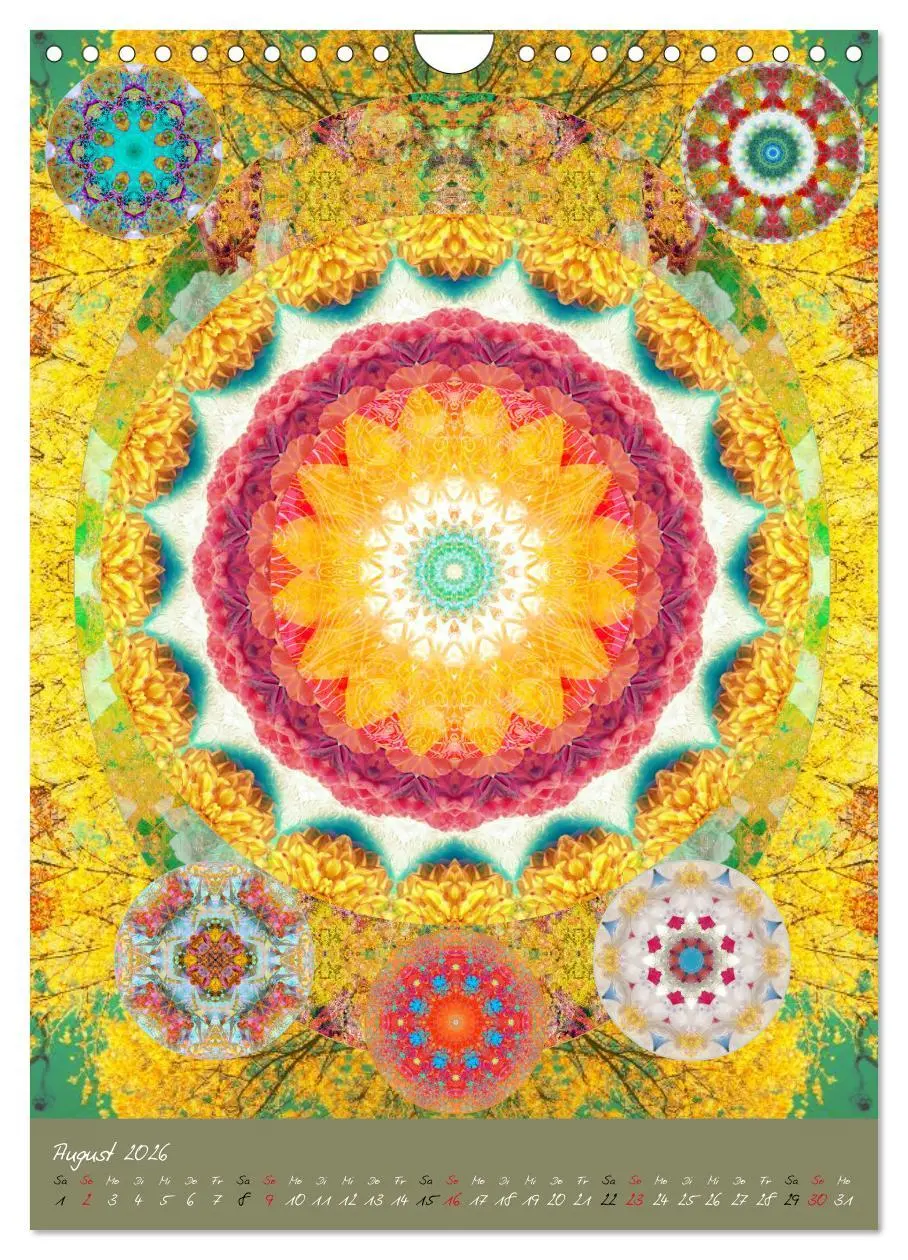 Bild: 9783516449495 | BLUMEN MANDALAS (Wandkalender 2026 DIN A4 hoch), CALVENDO...