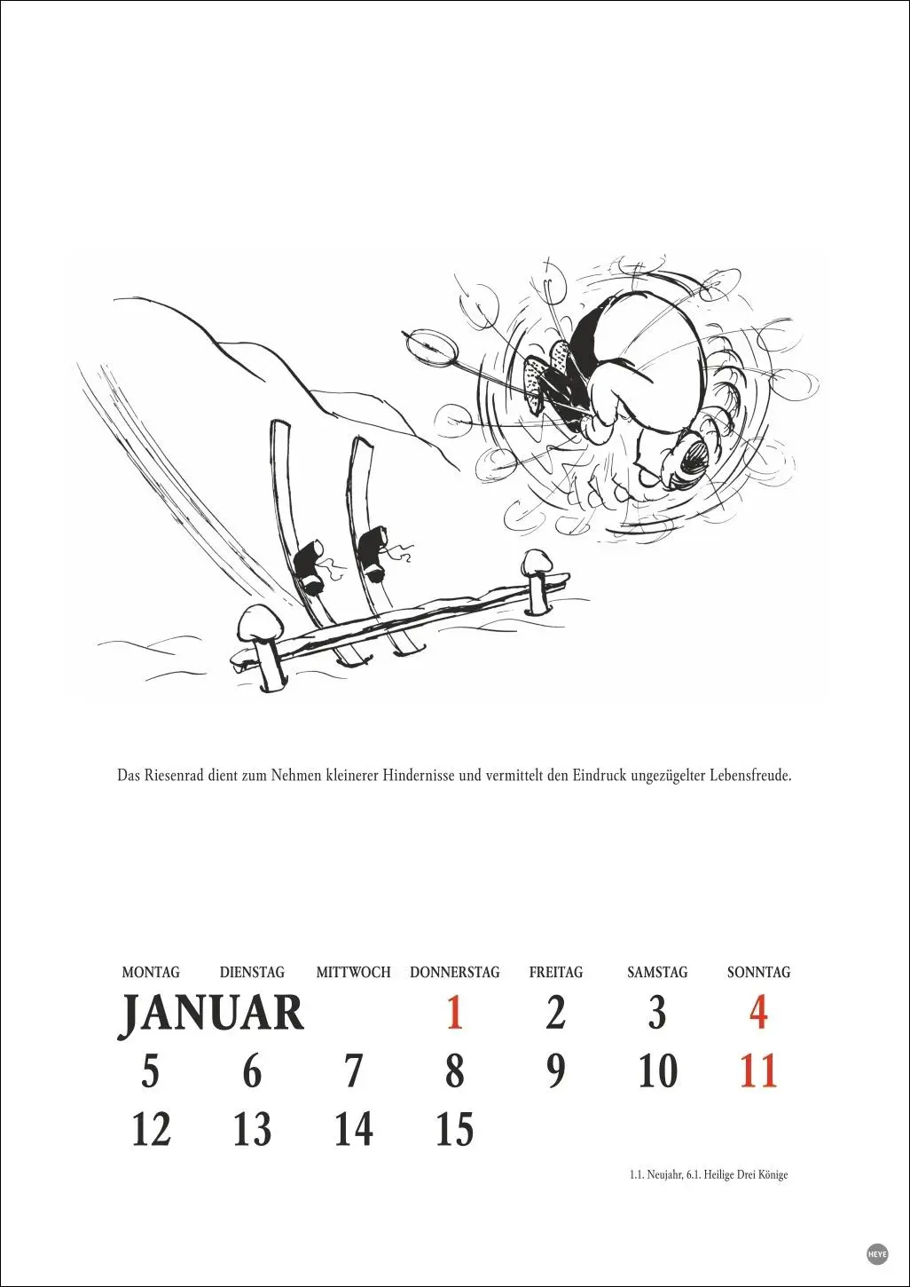 Bild: 9783756409495 | Loriot Heile Welt Halbmonatskalender 2026 | Loriot | Kalender | 25 S.