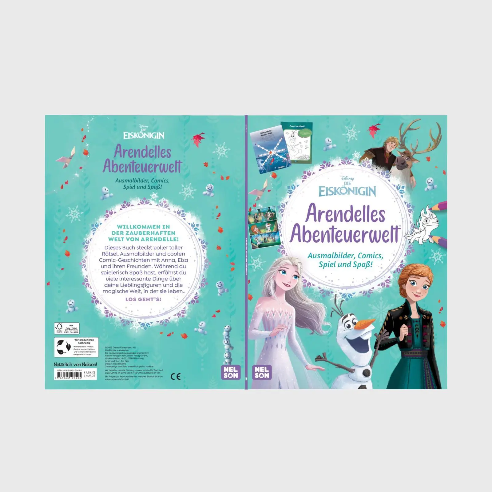 Bild: 9783845129495 | Disney Die Eiskönigin: Arendelles Abenteuerwelt | Taschenbuch | 48 S.