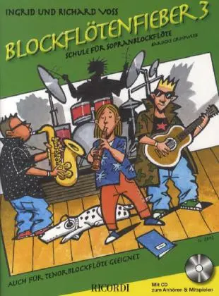 Cover: 9783938809495 | Blockflötenfieber, für Sopranblockflöte (barocke Griffweise), m....