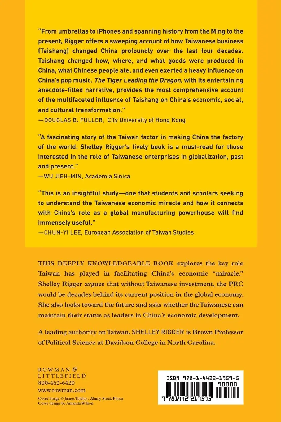 Rückseite: 9781442219595 | The Tiger Leading the Dragon | Shelley Rigger | Taschenbuch | Englisch