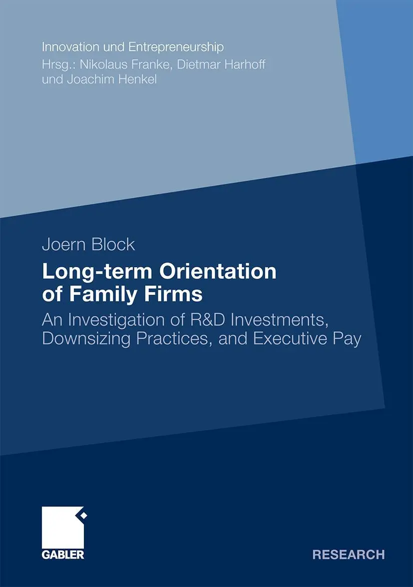 Cover: 9783834919595 | Long-term Orientation of Family Firms | Jörn Block | Taschenbuch | xxi