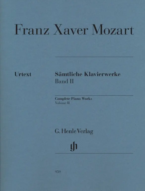 Cover: 9790201809595 | Franz Xaver Mozart - Sämtliche Klavierwerke, Band II. Bd.2 | Mozart