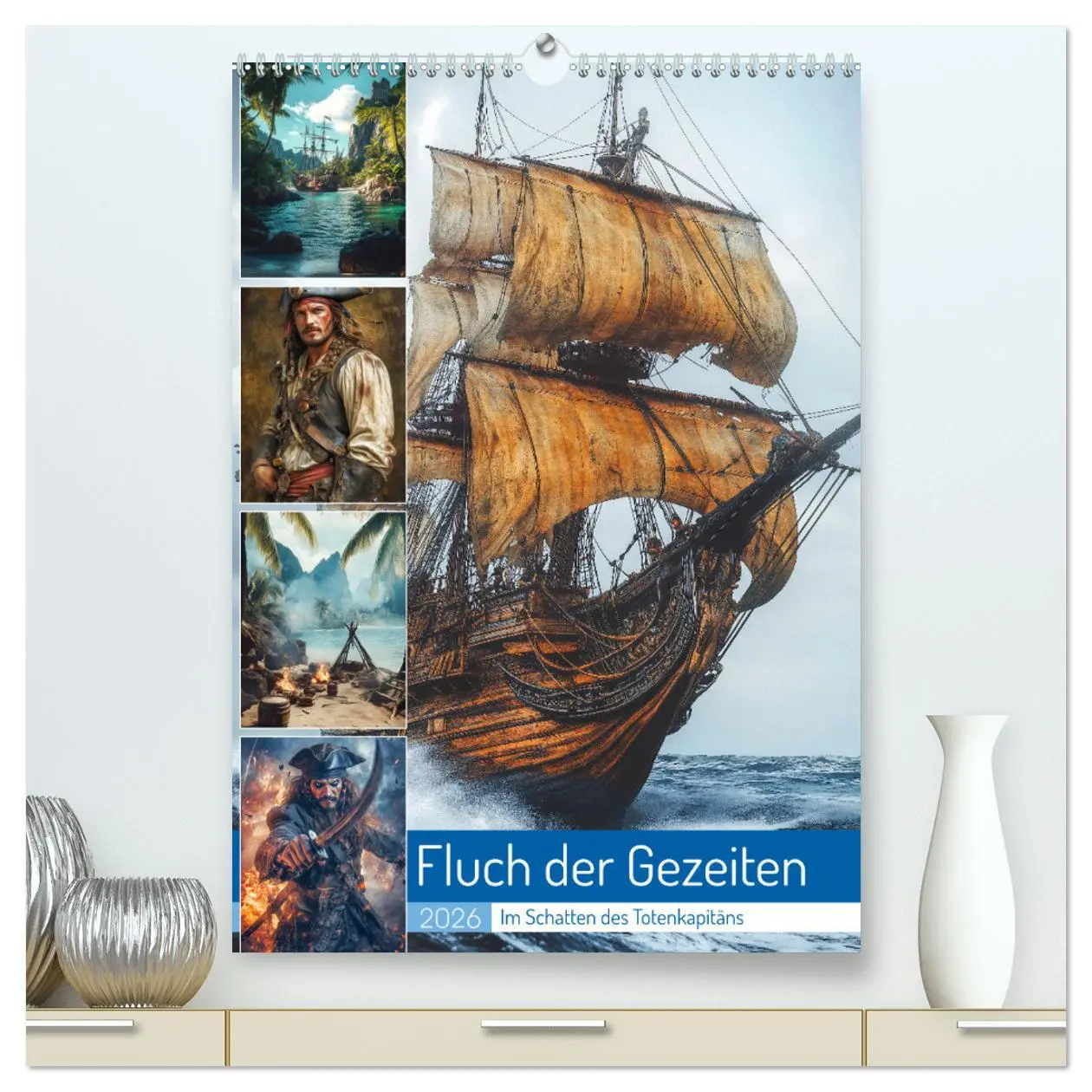Cover: 9783457269695 | Fluch der Gezeiten (hochwertiger Premium Wandkalender 2026 DIN A2...