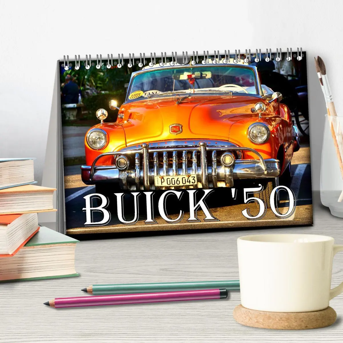 Bild: 9783457409695 | BUICK '50 (Tischkalender 2026 DIN A5 quer), CALVENDO Monatskalender