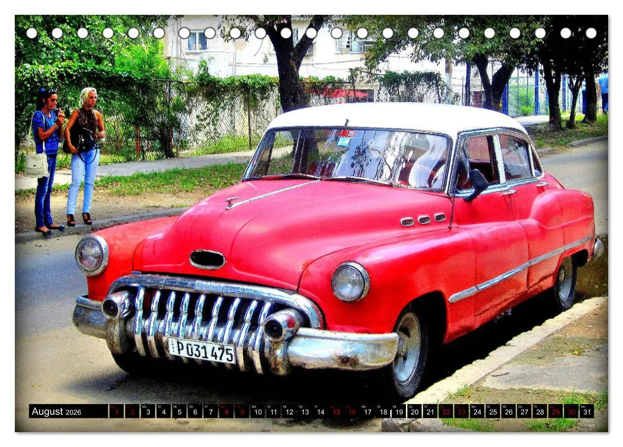 Bild: 9783457409695 | BUICK '50 (Tischkalender 2026 DIN A5 quer), CALVENDO Monatskalender