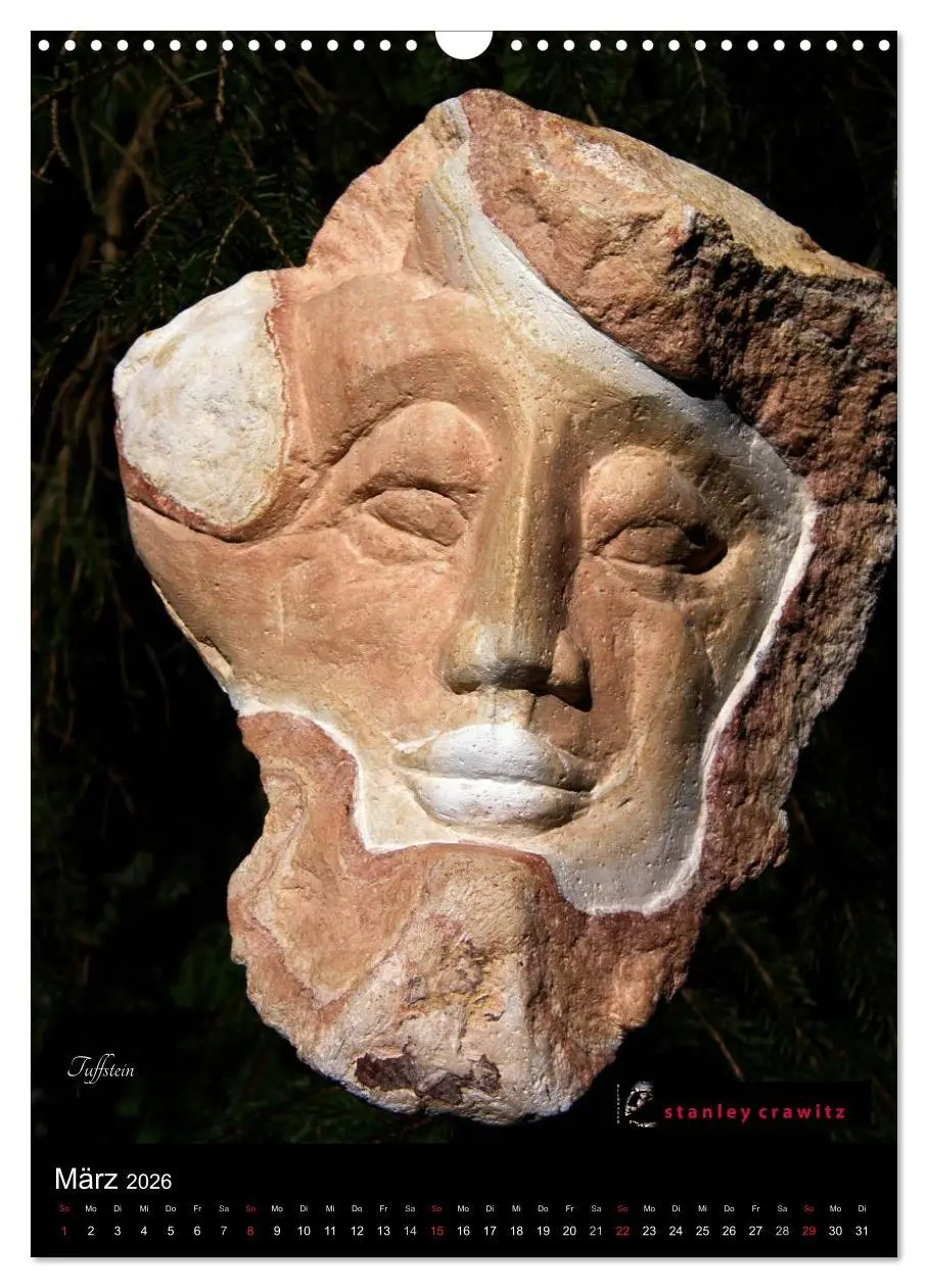Bild: 9783516429695 | Kunstkalender 2026 - Encaustic und Tuffstein - Skulpturen...
