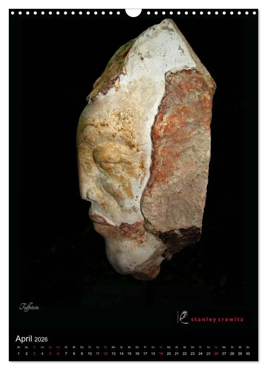 Bild: 9783516429695 | Kunstkalender 2026 - Encaustic und Tuffstein - Skulpturen...