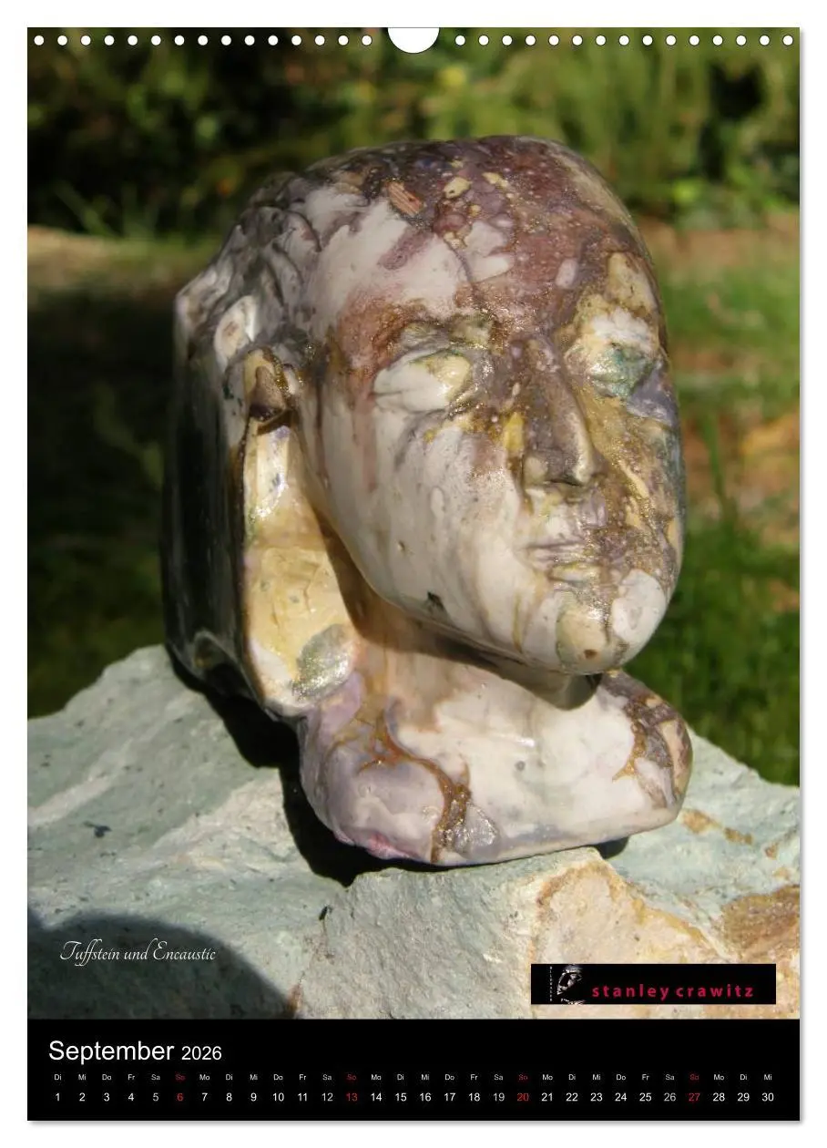 Bild: 9783516429695 | Kunstkalender 2026 - Encaustic und Tuffstein - Skulpturen...
