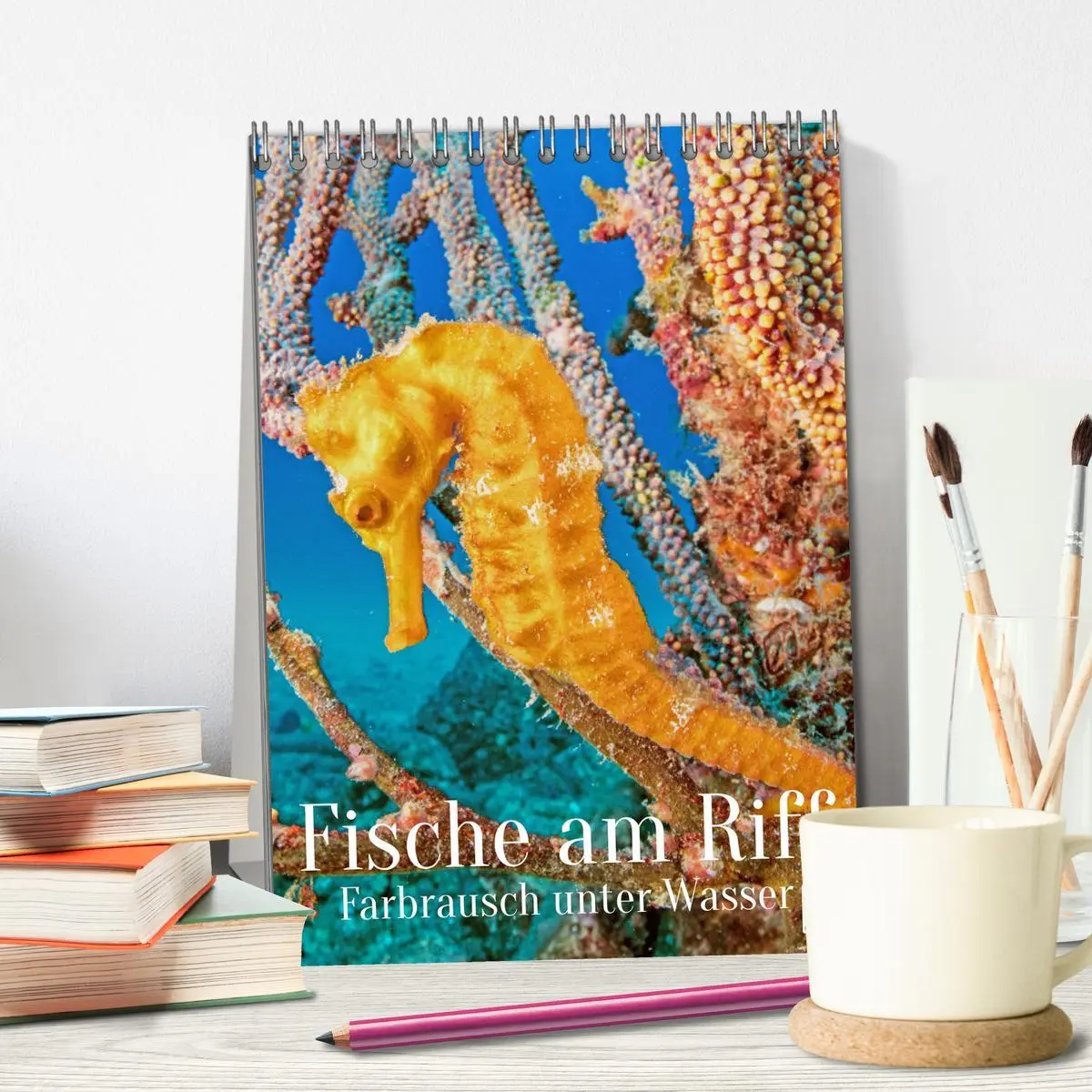 Bild: 9783516599695 | Farbrausch unter Wasser: Fische am Riff (Tischkalender 2026 DIN A5...