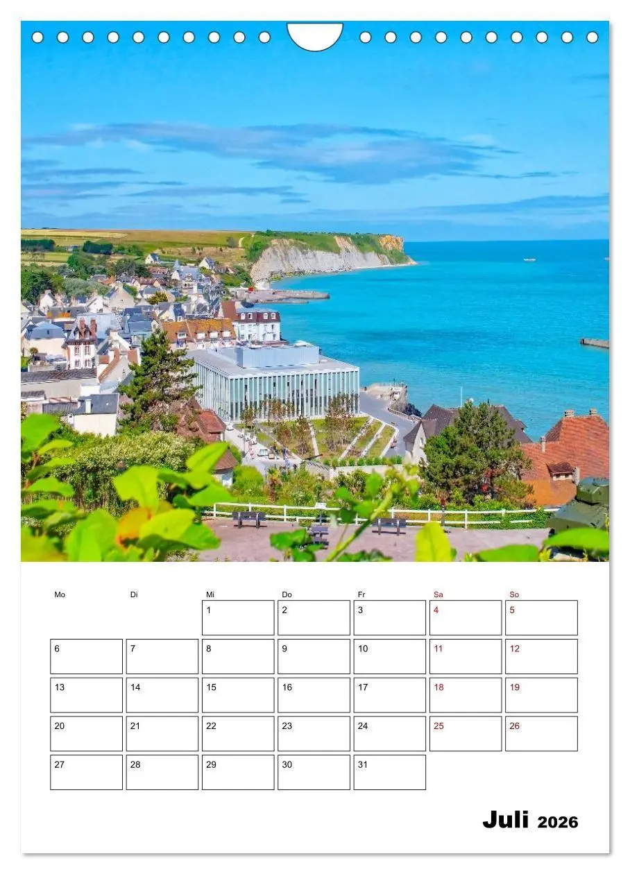 Bild: 9783516669695 | Normandie - Reiseplaner (Wandkalender 2026 DIN A4 hoch), CALVENDO...