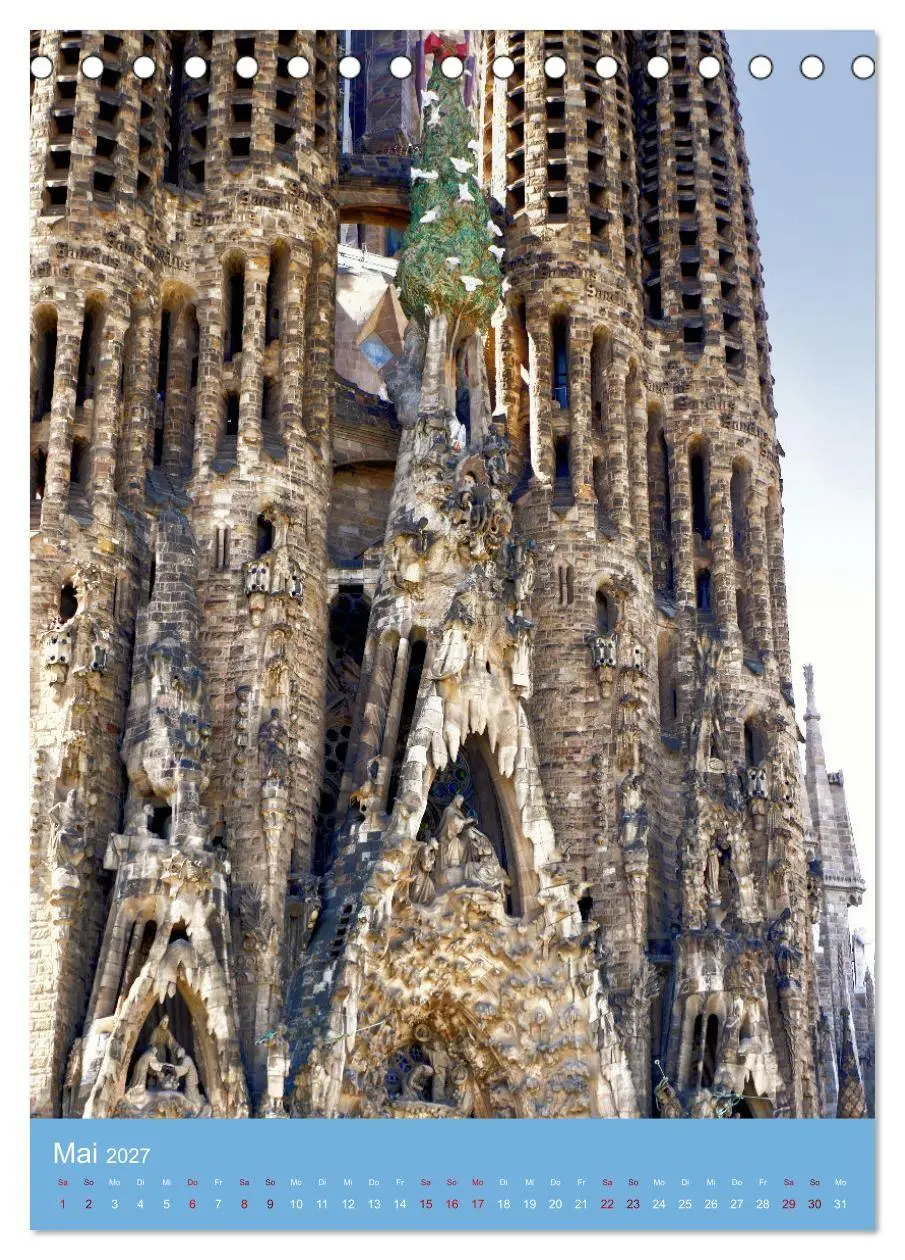 Bild: 9783569449695 | Sagrada Família - Gaudís unvollendetes Meisterwerk (Tischkalender...