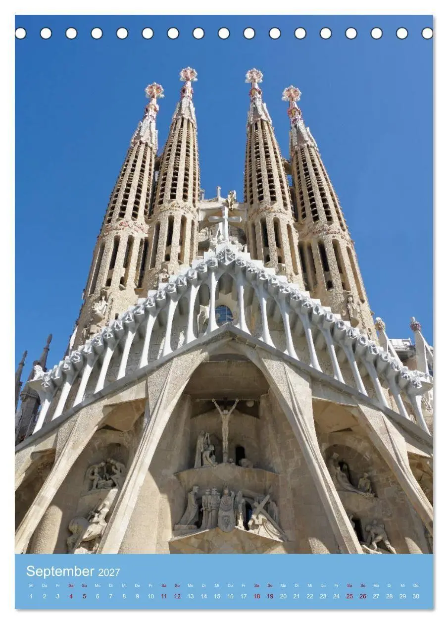 Bild: 9783569449695 | Sagrada Família - Gaudís unvollendetes Meisterwerk (Tischkalender...