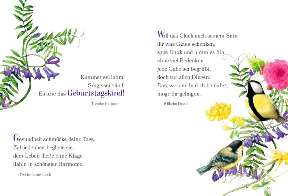 Bild: 9783649639695 | Happy Birthday | Viel Glück, Gesundheit &amp; Frohsinn | Marjolein Bastin