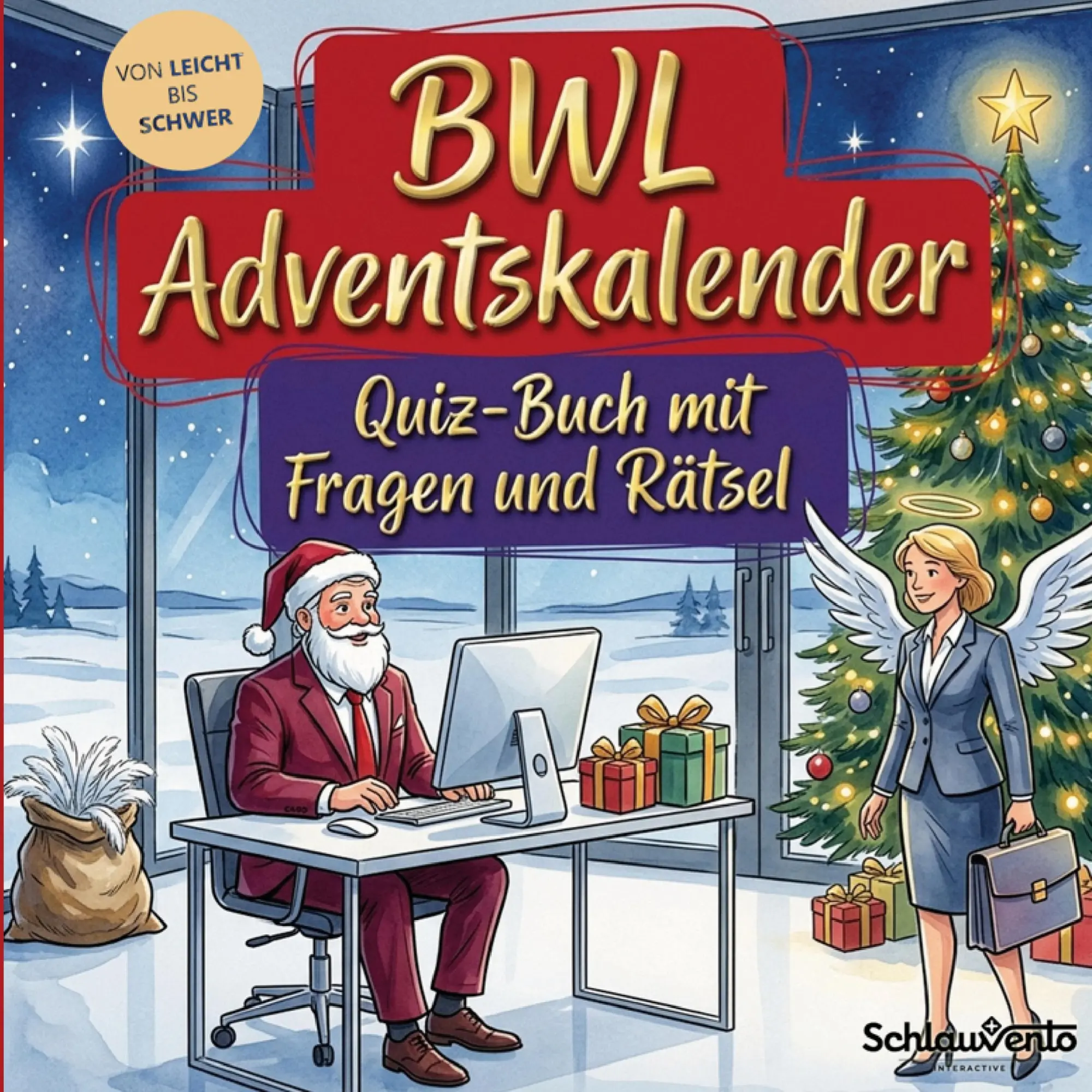 Cover: 9783693199695 | BWL-Adventskalender: Quiz-Buch mit Fragen und Rätsel | Interactive