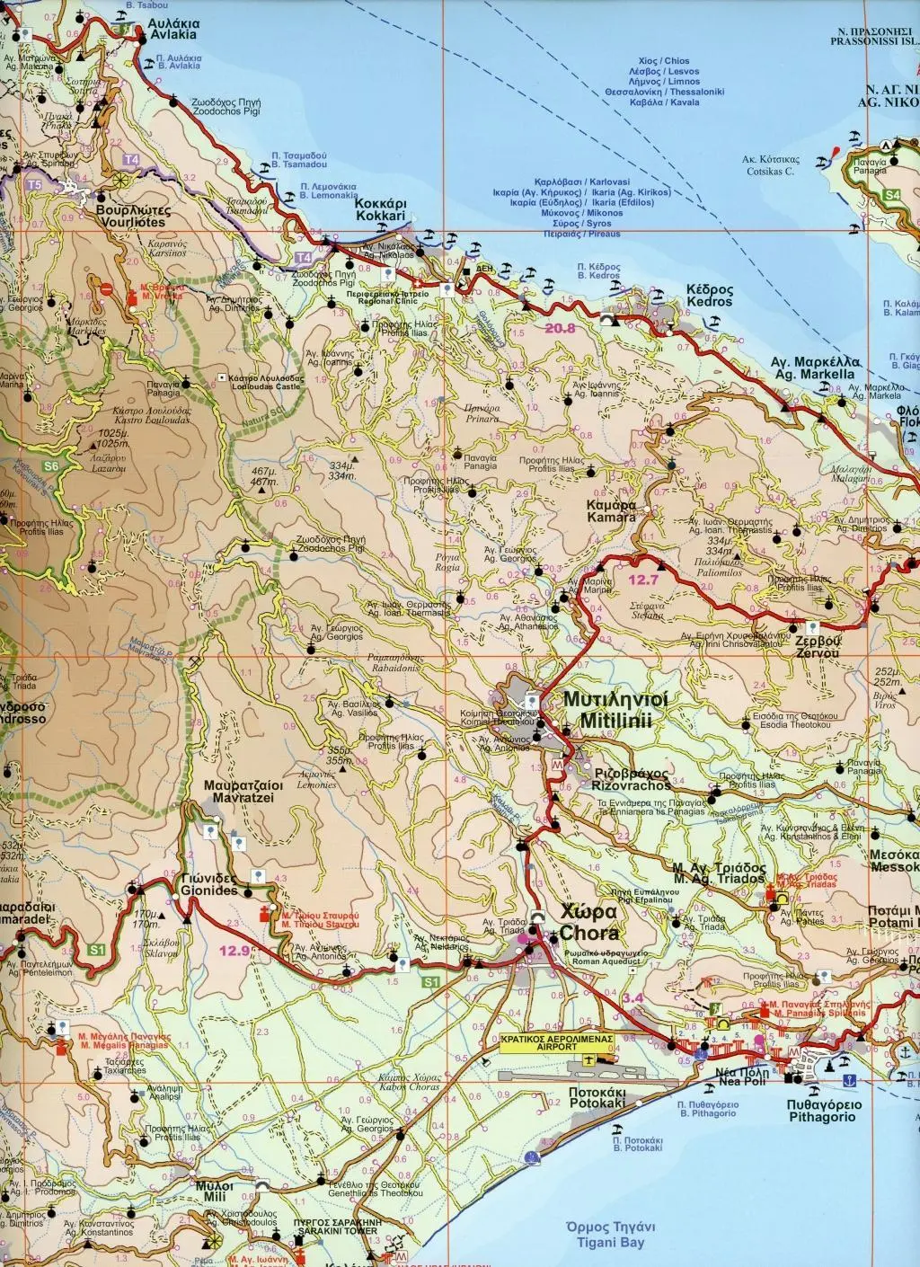 Bild: 9789604489695 | Samos 1 : 50 000 | (Land-)Karte | Orama Maps | Englisch | 2026